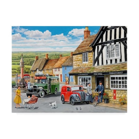 Trevor Mitchell 'The Post Office' Canvas Art,14x19